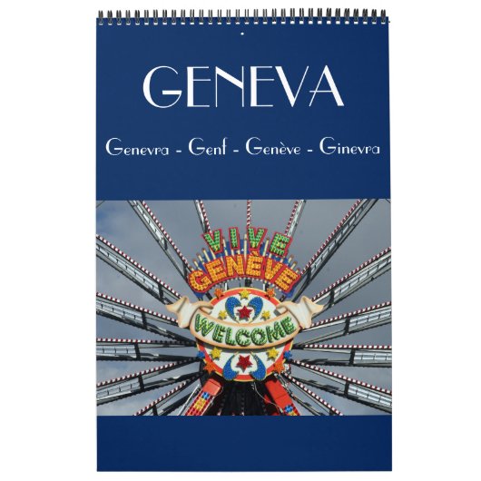 Genva Schweiz Kalender (Titelbild)