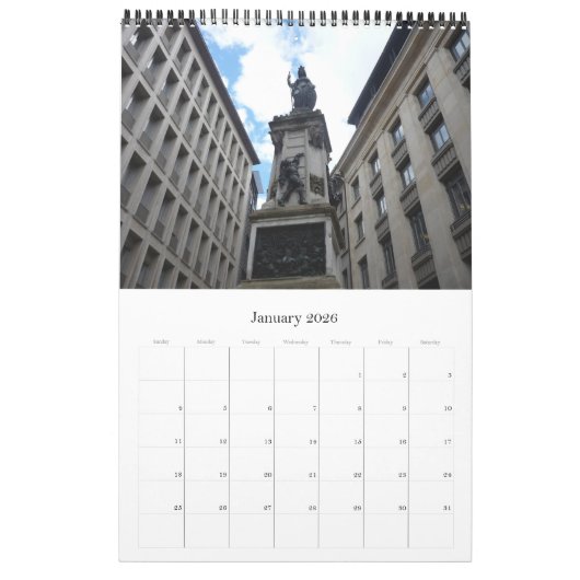 Genva Schweiz Kalender (Jan 2026)