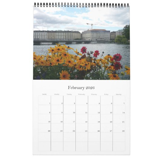 Genva Schweiz Kalender (Feb 2026)