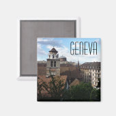 Genva Schweiz Magnet (Vorderseite/Rückseite)