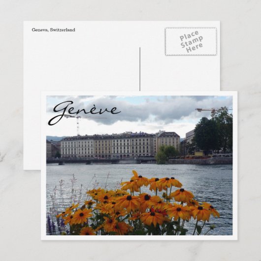 Genva Seenflora Postkarte (Vorne/Hinten)