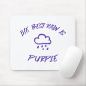 GenX Der beste Regen ist Lila Mousepad (Mit Mouse)