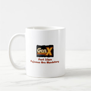 GenX - Nach 22 Uhr ist Schlafanzug Pflicht Kaffeetasse