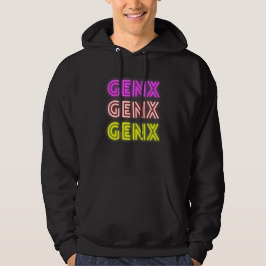 Genx Neon Fun Hoodie (Vorderseite)