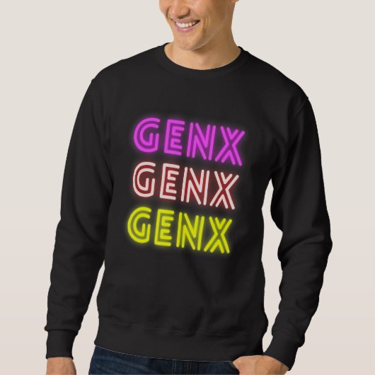 Genx Neon Fun Sweatshirt (Vorderseite)