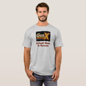 GenX - Standardmodus ist Sarkasmus T-Shirt (Vorne ganz)