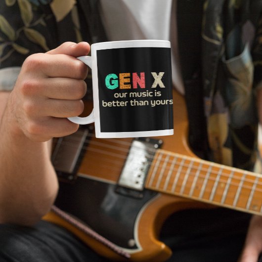 GenX - Unsere Musik ist besser Kaffeetasse