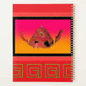 Geo Bamboo Maze Teapot Red Caterer Planer (Rückseite)