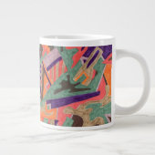 Geo-Bio Pool, Abstrakte Kunst Jumbo-Tasse (Rechts)