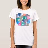 Geo Bricks Puzzle T-Shirt (Vorderseite)