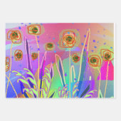 Geo Contempo Floral Geschenkpapier Set (Vorderseite 3)