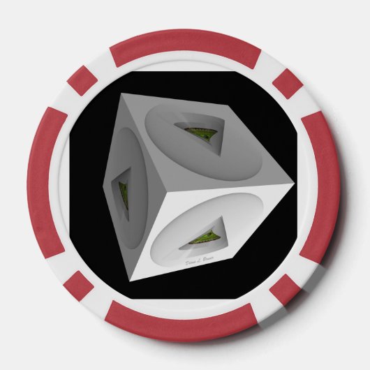 Geo Cube Pokerchips (Rückseite)