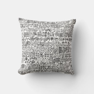 Geo Design abstrakte Muster. Kissen