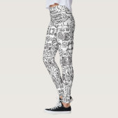 Geo Design abstrakte Muster. Leggings (Links)
