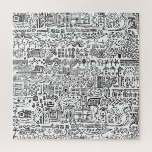 Geo Design abstrakte Muster. Puzzle