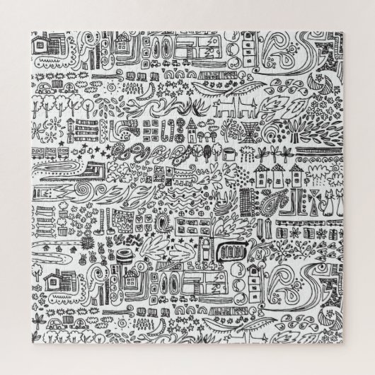 Geo Design abstrakte Muster. Puzzle (Vertikal)