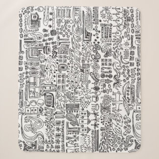 Geo Design abstrakte Muster. Sherpadecke