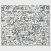 Geo-Design Geschenkpapier (Flach)