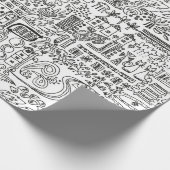 Geo-Design Geschenkpapier (Ecke)