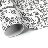 Geo-Design Geschenkpapier (Rolleneckpunkt)