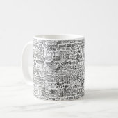 Geo-Design Kaffeetasse (Vorderseite Links)