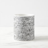 Geo-Design Kaffeetasse (Mittel)