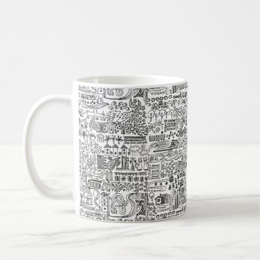 Geo-Design Kaffeetasse (Links)
