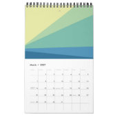 Geo Design Pastell Kalender (Mär 2027)