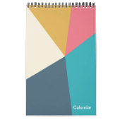 Geo Design Pastell Kalender (Titelbild)