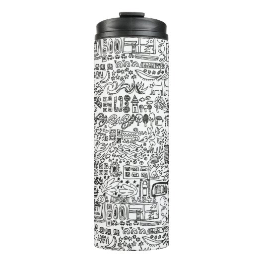 geo design thermosbecher (Vorderseite)