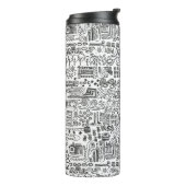 geo design thermosbecher (Nach links gedreht)