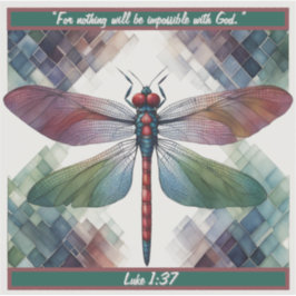 Geo-Dragonfly individuell anpassbar Aufkleber