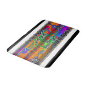 Geo Drape Multicolor Medium Badematte (Schrägansicht)