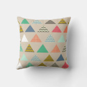 Geo-Dreiecke Kissen (Rückseite)