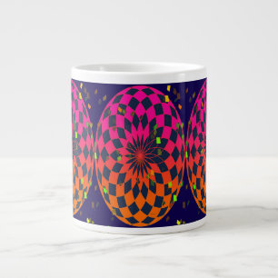 Geo Ellipse Housewarming Retirement Geschenk Jumbo-Tasse
