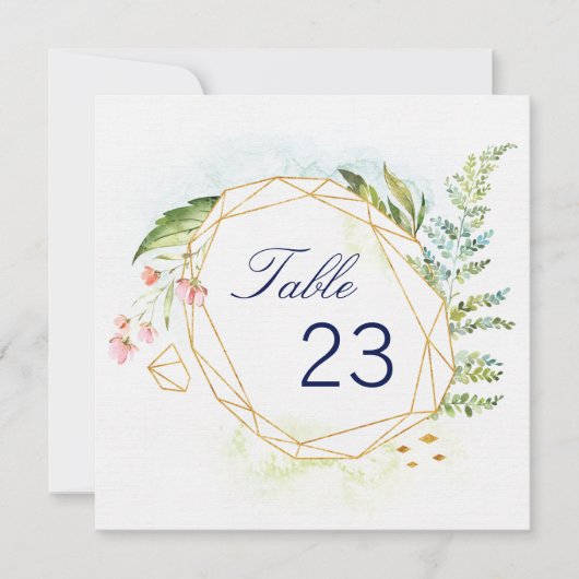 Geo Envy Tischnummern (Vorderseite)