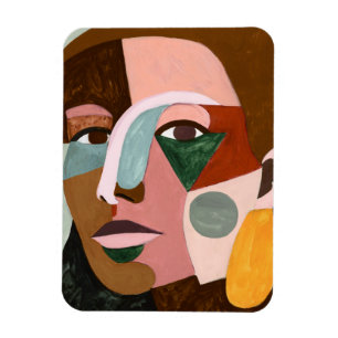 Geo Face Magnet