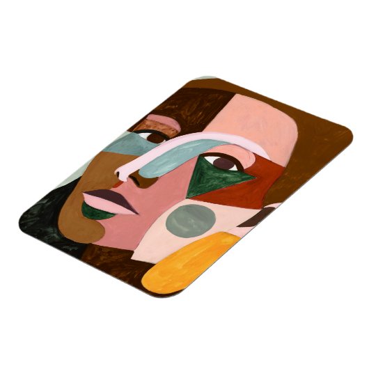 Geo Face Magnet (Linke Seite)