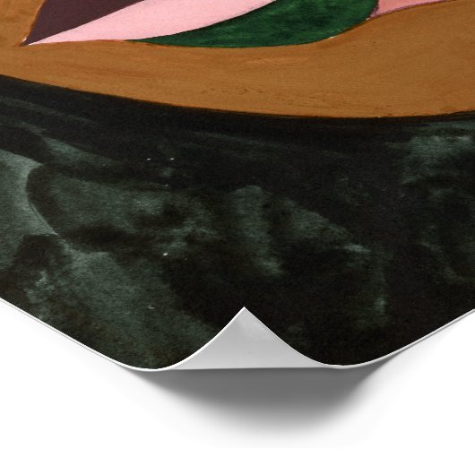 Geo Face Poster (Ecke)