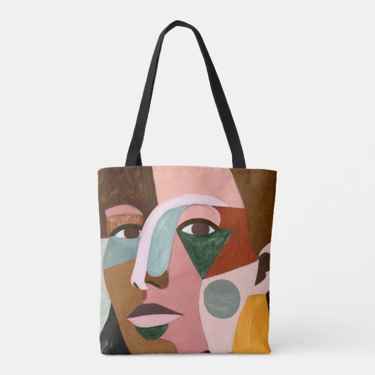 Geo Face Tasche (Rückseite)