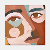 Geo Face Upclose Magnet (Vorne)