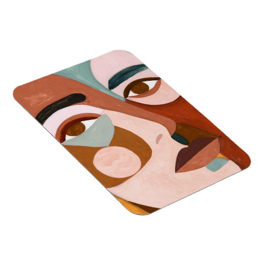 Geo Face Upclose Magnet (Rechte Seite)