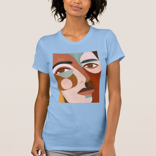 Geo Face Upclose T-Shirt (Vorderseite)