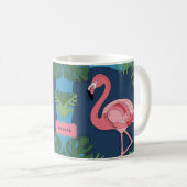 Geo Flamingo Kaffeetasse (VorderseiteRechts)