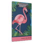Geo Flamingo Puzzle Klemmbrett (Rechts)