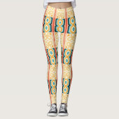 Geo Floral Pattern Leggings (Vorderseite)