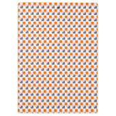 Geo Focus Orange Gray Klemmbrett (Rückseite)