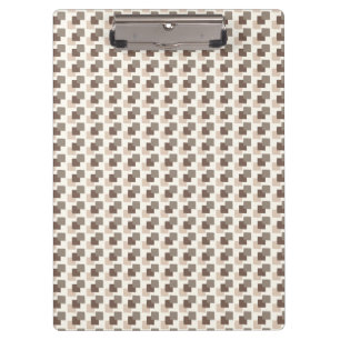 Geo Focus Taupe Cream Klemmbrett