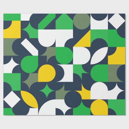 Geo-Form Geschenkpapier (Flach)