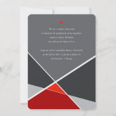 Geo Foto Abschluss für moderne geometrische Farbbl Ankündigung (Rückseite)